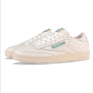Reebok club c 85 vintage size 8 1/2 white green